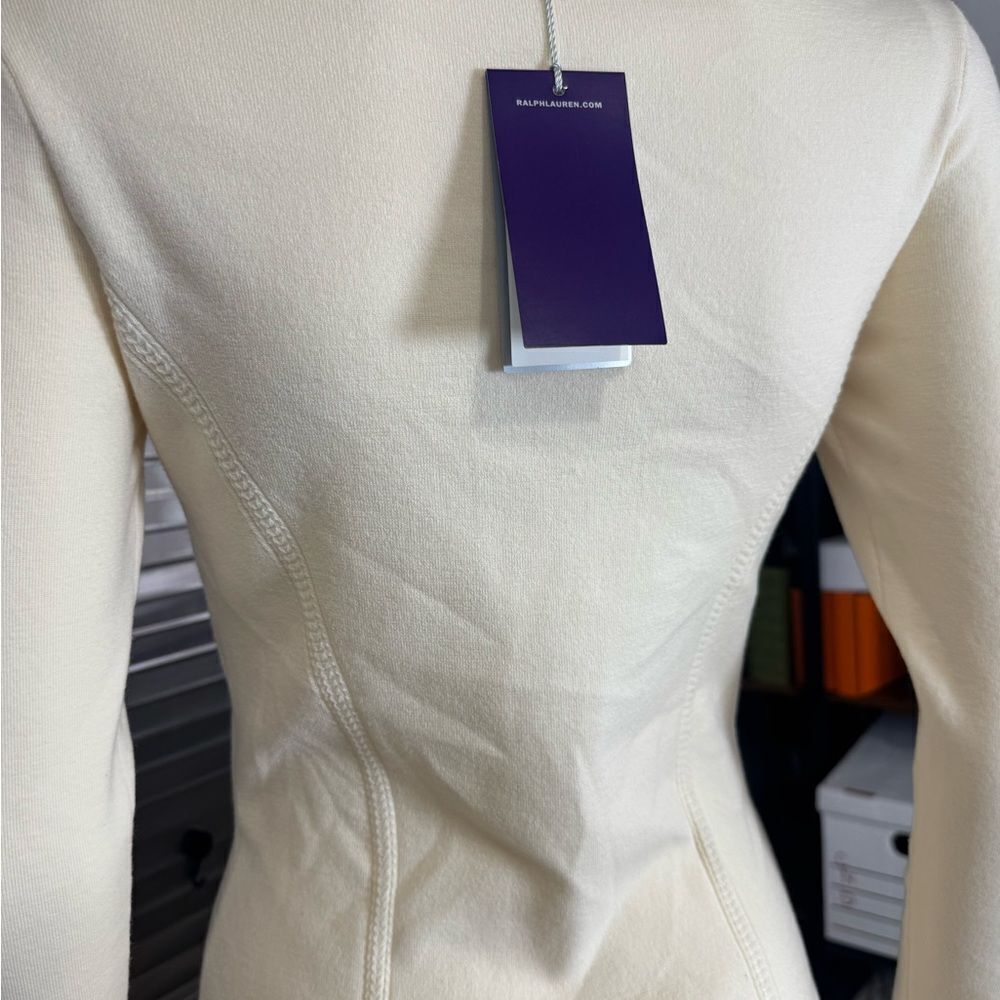 Ralph Lauren Purple Label Merino Wool Sweater Dress Cream NWT - Picture 6 of 10